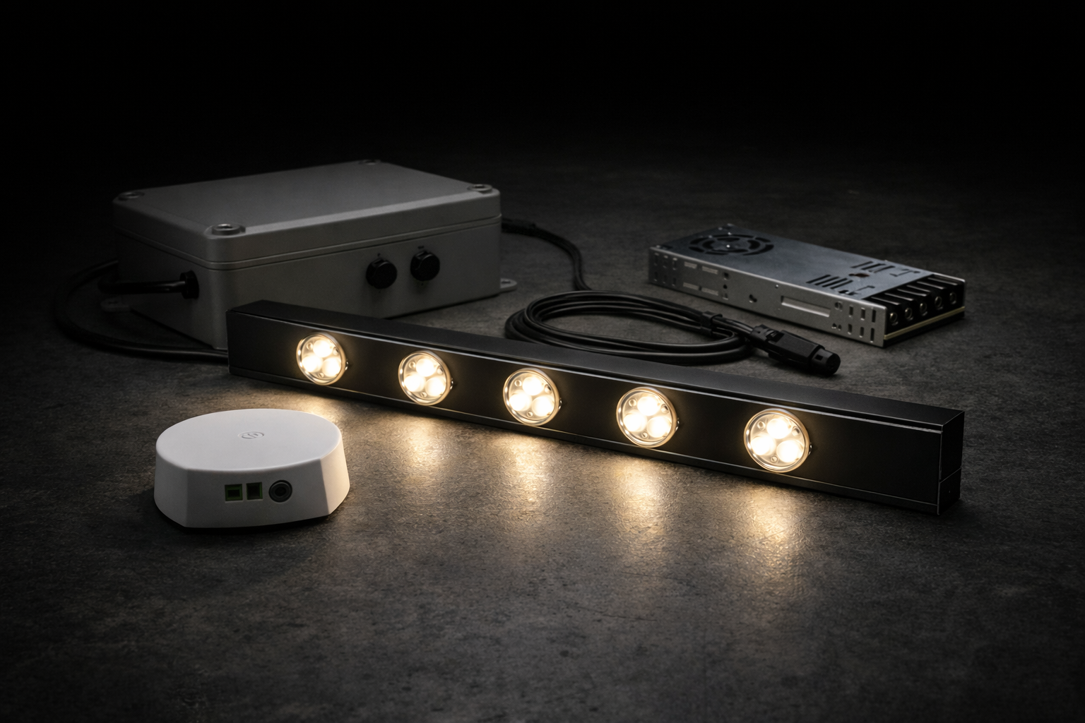 Hey-O Permanent Lighting kit components